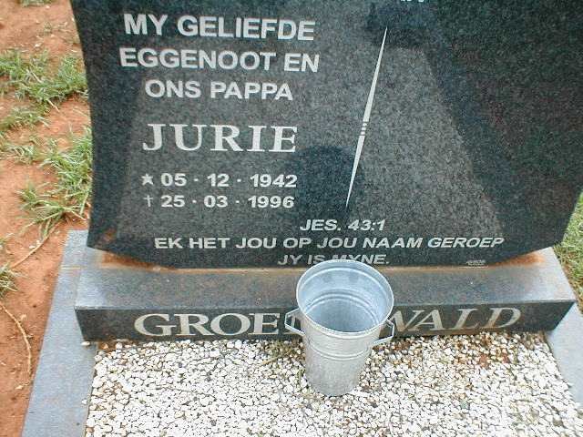 GROENEWALD Jurie 1942-1996