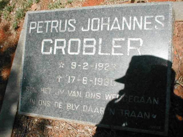 GROBLER Petrus Johannes 1923-1980