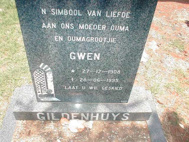 GILDENHUYS Gwen 1908-1995