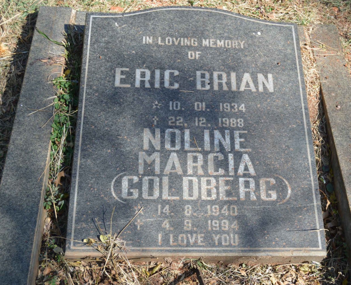 GRAVER Eric Brian 1934-1988 &amp; Noline Marcia GOLDBERG 1940-1994