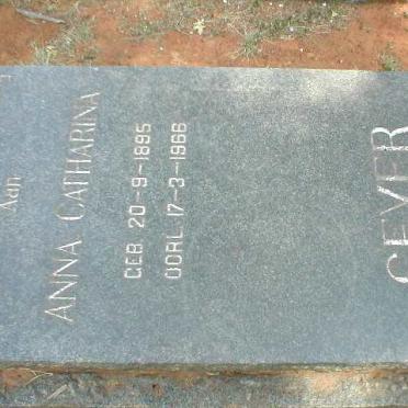 GEYER Anna Catharina 1895-1966