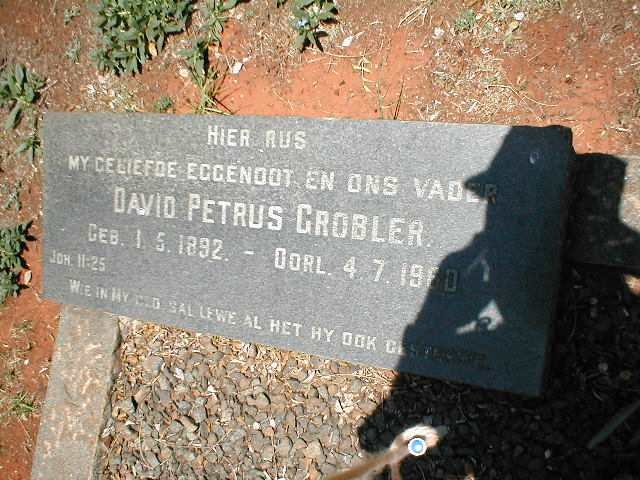 GROBLER David Petrus 1892-1960