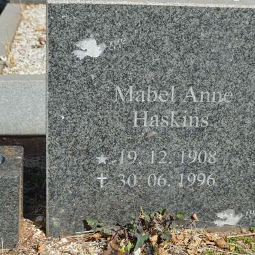 HASKINS Mabel Anne 1908-1996