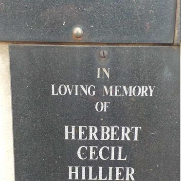HILLIER Herbert Cecil 1903-1992