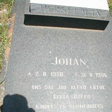 HERSELMAN Johan 1950-1986