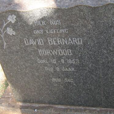 HORWOOD David Bernard -1953