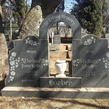 HARBER Richard Stanley 1899-1982 &amp; Thelma SELBY 1906-1963