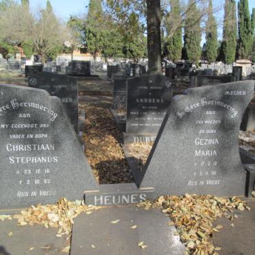 HEUNES Christiaan Stephanus 1916-1983 &amp; Gezina Maria 1912-19??