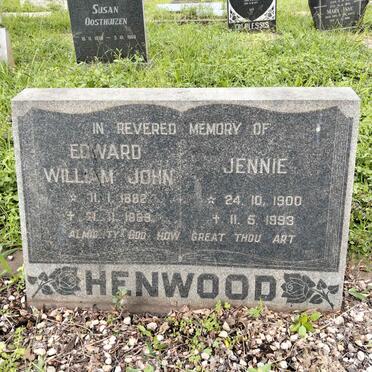 HENWOOD Edward William John 1882-1969 & Jennie 1900-1993