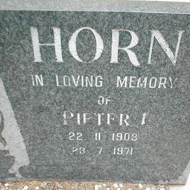 HORN Pieter J. 1908-1971