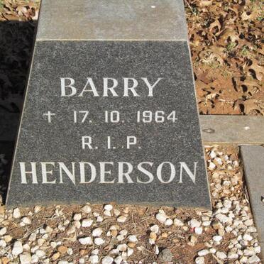 HENDERSON Barry -1964