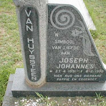 HUYSSTEEN Joseph Johannes 1951-1990