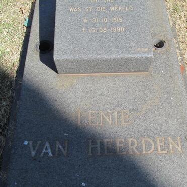 HEERDEN Lenie, van 1915-1990