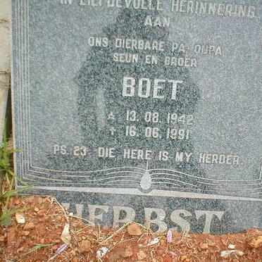 HERBST Boet 1942-1991