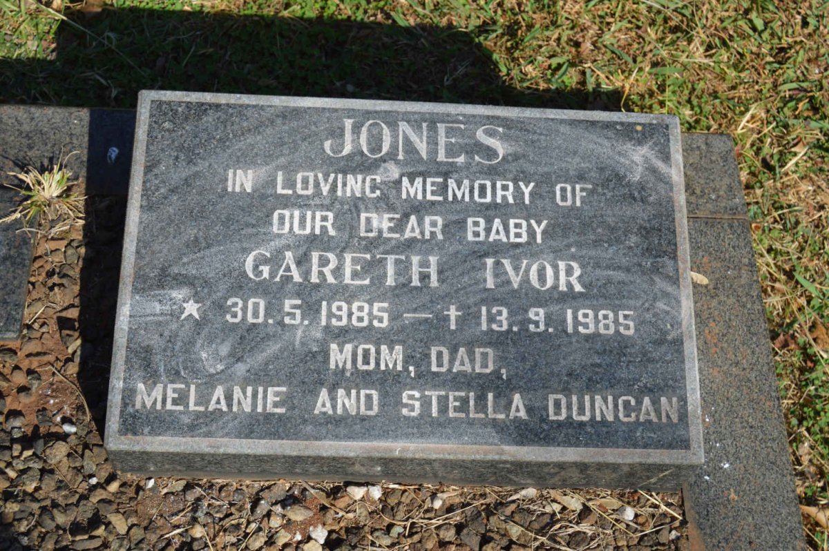 JONES Gareth Ivor 1985-1985