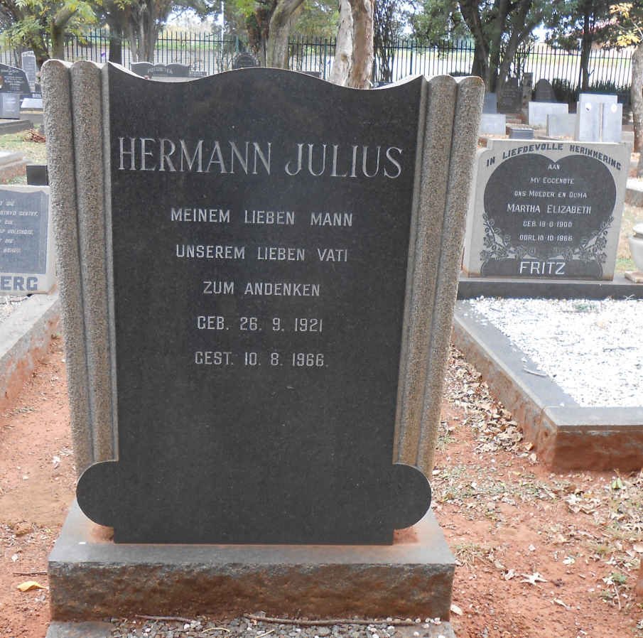 JULIUS Hermann 1921-1966