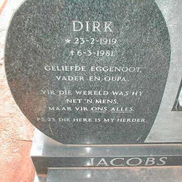 JACOBS Dirk 1919-1981