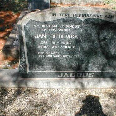 JACOBS Jan Diederick 1887-1958