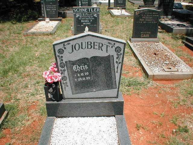 JOUBERT Chris 1920-1993