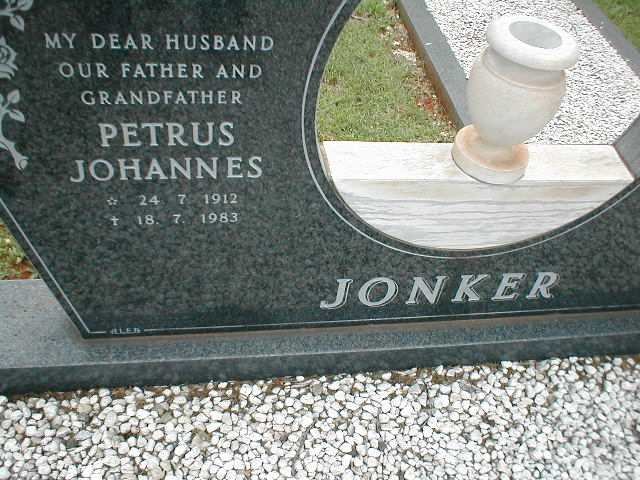 JONKER Petrus Johannes 1912-1983