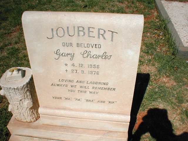 JOUBERT Gary Charles 1955-1976