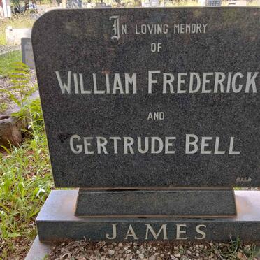 JAMES William Frederick & Gertrude Bell  