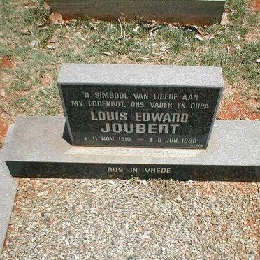 JOUBERT Louis Edward 1898-1980