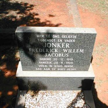 JONKER Frederick Willem Jacobus 1919-1955