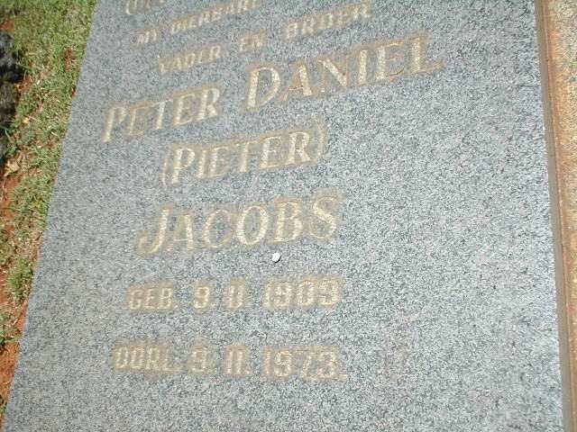 JACOBS Pieter Daniel 1909-1973