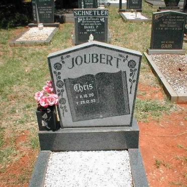 JOUBERT Chris 1920-1993