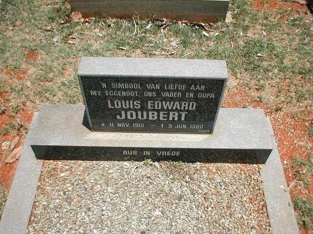 JOUBERT Louis Edward 1898-1980