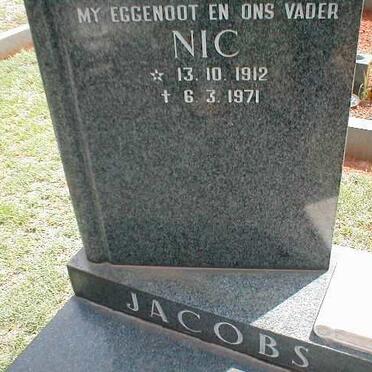 JACOBS Nic 1912-1971