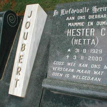 JOUBERT Hester C. 1929-2000