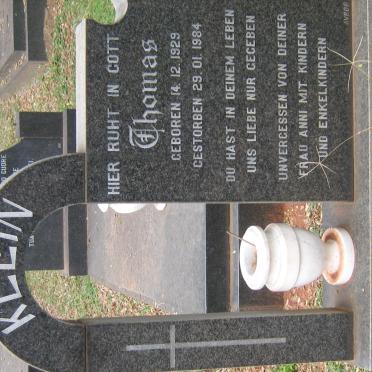 KLEIN Thomas 1929-1984