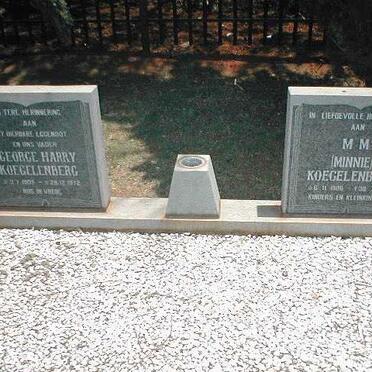 KOEGELENBERG George Harry 1905-1972 &amp; M.M. 1905-1985