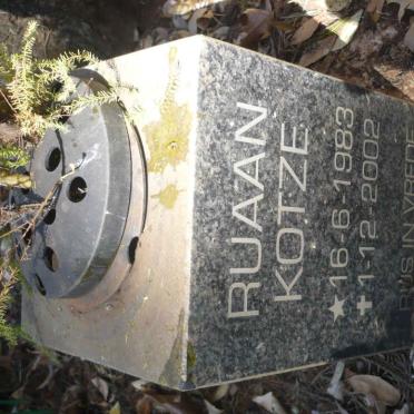KOTZE Ruaan 1983-2002
