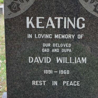 KEATING David William 1891-1968
