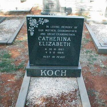 KOCH Catherina Elizabeth 1897-1984