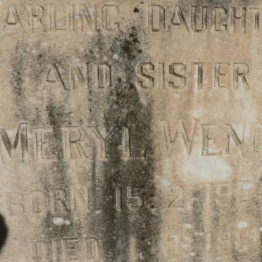 KOVACEVICH Meryl Wendy 1954-1981