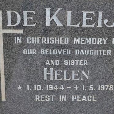 KLEIJN Helen, de 1944-1978