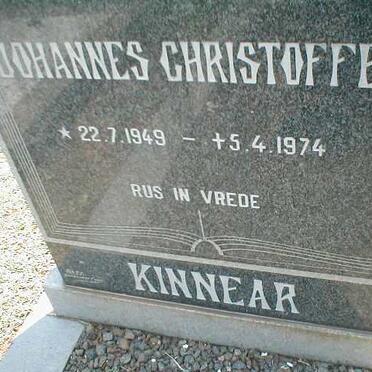KINNEAR Johannes Christoffel 1949-1974