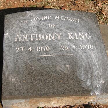 KING Anthony 1970-1970