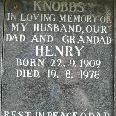 KNOBBS Henry 1909-1978