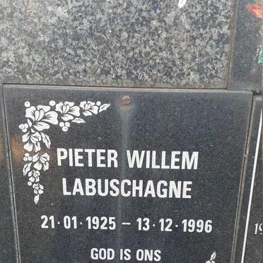 LABUSCHAGNE Pieter Willem 1925-1996