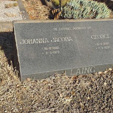 LAING George 1899-1972 & Johanna Jacoba 1882-1972