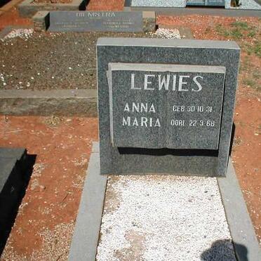 LEWIES Anna Maria 1931-1968