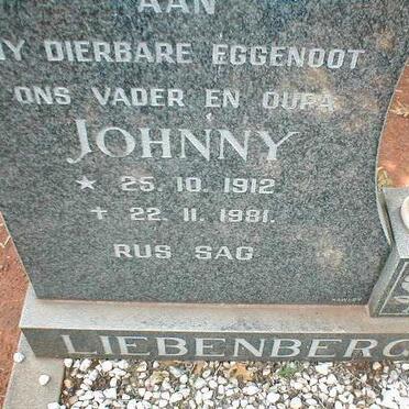 LIEBENBERG Johnny 1912-1981