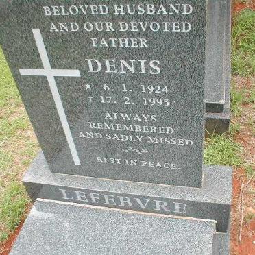 LEFEBVRE Denis 1924-1995