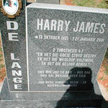 LANGE Harry James, de 1921-2001