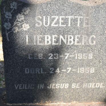 LIEBENBERG Suzette 1958-1958